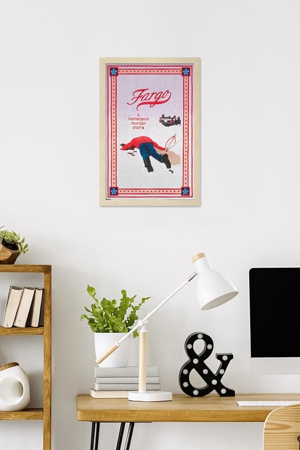 Fargo (1996) - One Sheet Wall Poster, 22.4L" x 14.7W", Blonde Framed Version