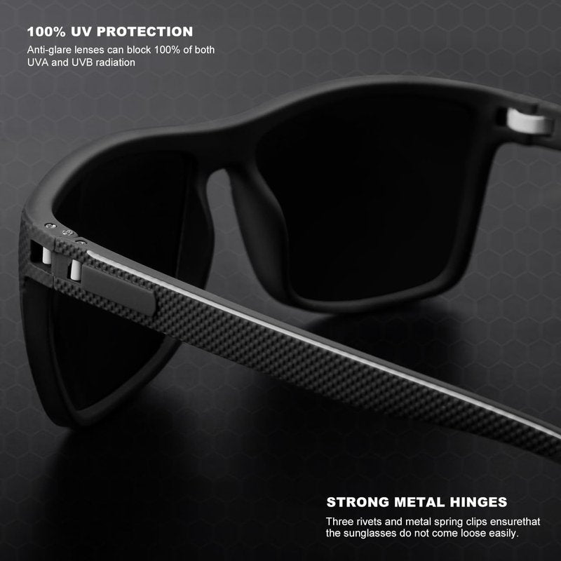 AWGSEE Polarized Sunglasses for Men, UV Protection Lightweight Sun Glasses for Driving Fishing Golf