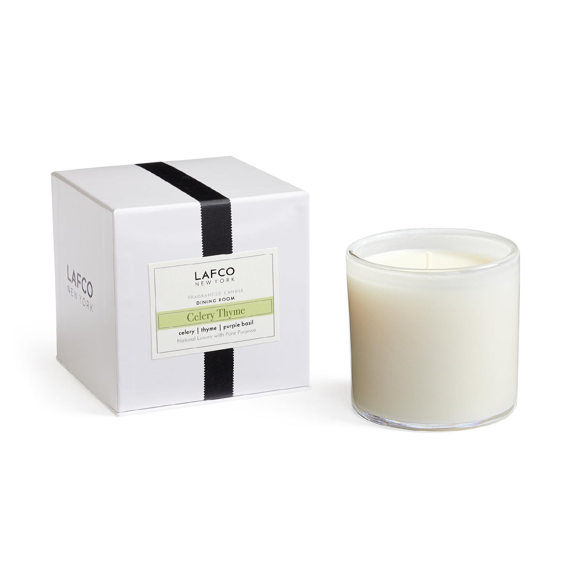 LAFCO New York Signature Candle, Star Magnolia - 15.5 oz - 90-Hour Burn Time - Reusable, Hand Blown Glass Vessel - Made in the USA