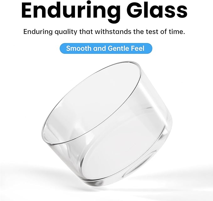 Glass Salad Bowl - Versatile 118oz Trifle and Fruit Bowl - Elegant & Long-Lasting for Serving Salads, Dessert