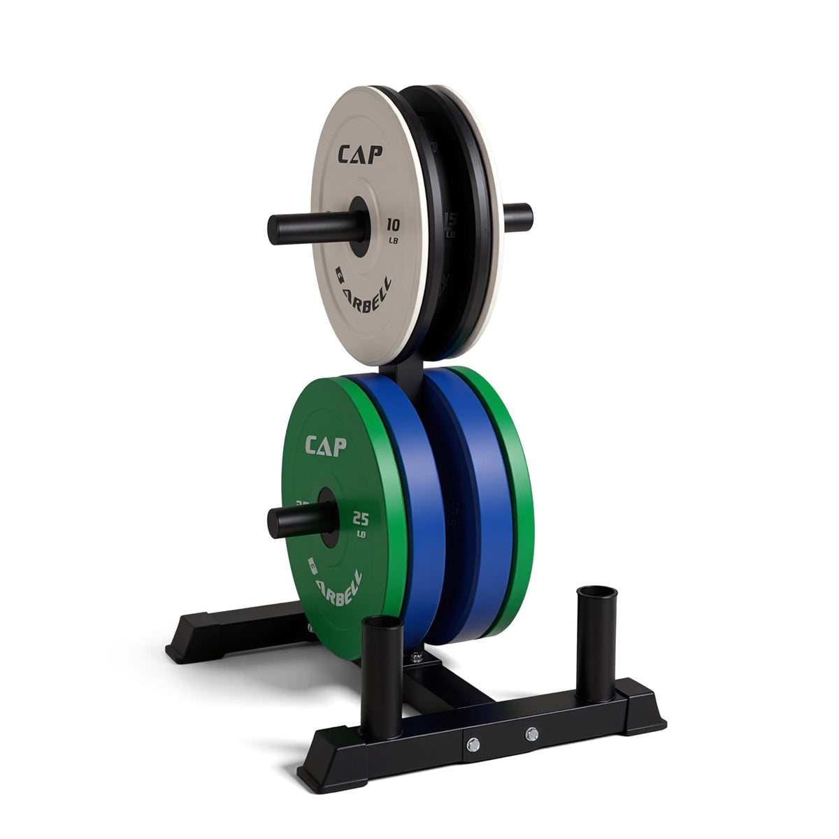 CAP 260lb Competition Olympic Bumper Plate Weight Set