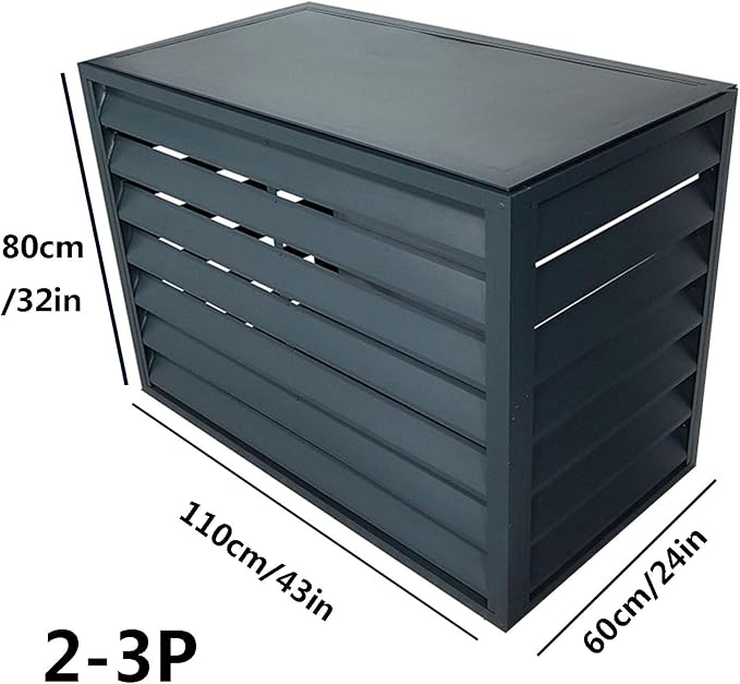 Outdoor air conditioning fence, outdoor air conditioning hidden protective cover