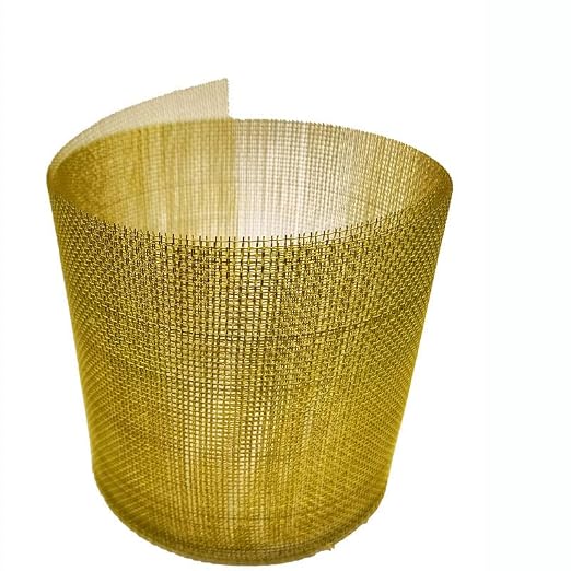 4''x40'' Brass Wire Shielding Fabric 10-300 mesh Copper Wire Filter Mesh