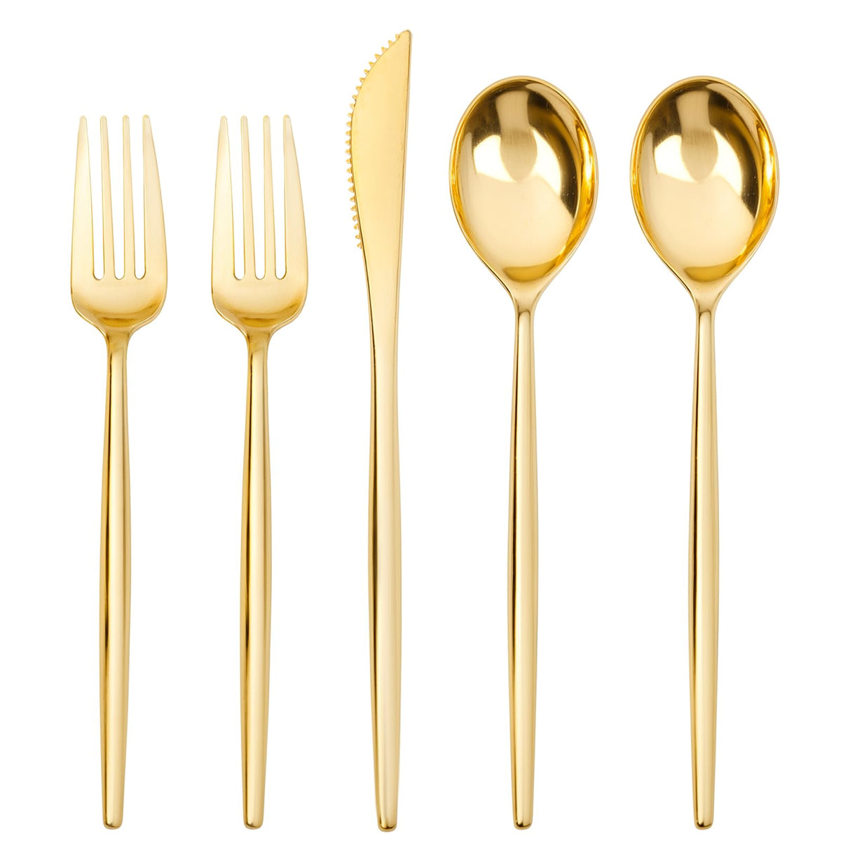 SUT 300PCS Silver Cutlery Set, Heavy Duty Disposable Utensils Include 100 Forks, 100 Spoons and 100 Knives, Premium Flatware for Party, Wedding, Birthday and Catering Events