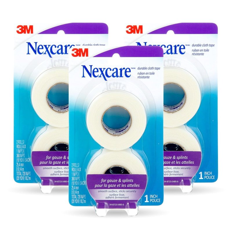 Hospital Tapes, 1 Inch x 10 Yards, 6 Rolls
