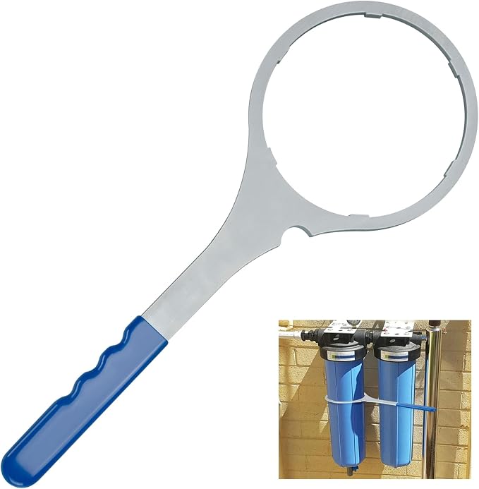 SW-4-SS-8 Whole House Water Filter Wrench 6 Inch, Metal Water Filter Wrench