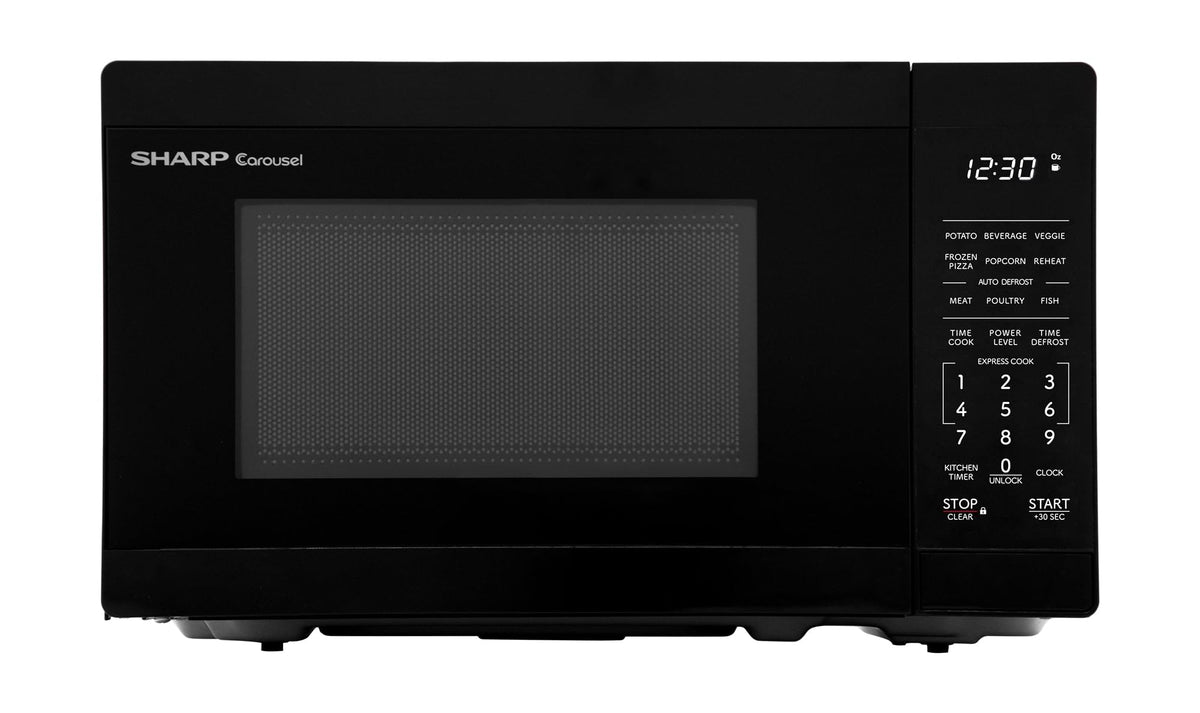 Sharp SMC0760KB 0.7 cu. ft. 700W Black Countertop Microwave Oven