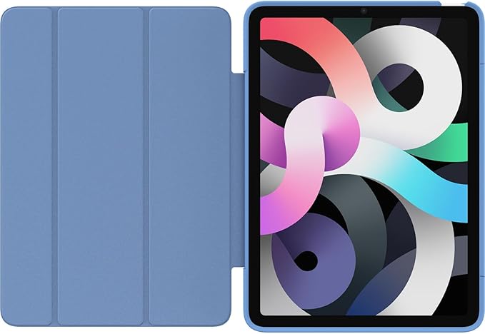 OtterBox - Symmetry Series 360 Elite Case for 10.9" iPad Air 4th/5th Gen - Scratch-Resistant Tablet Case with Folio and Apple Pencil Holder (Bell Bottom Blue)