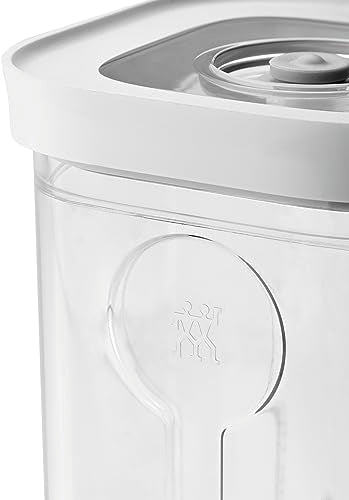 ZWILLING FRESH & SAVE CUBE Box, size 3S, modular & stackable container, airtight & vacuumable storage, dishwasher friendly, transparent - size: 3S