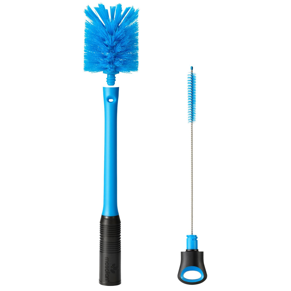 MOSOLAN 2-in-1 Bottle Brush Refills, Breezy Blue