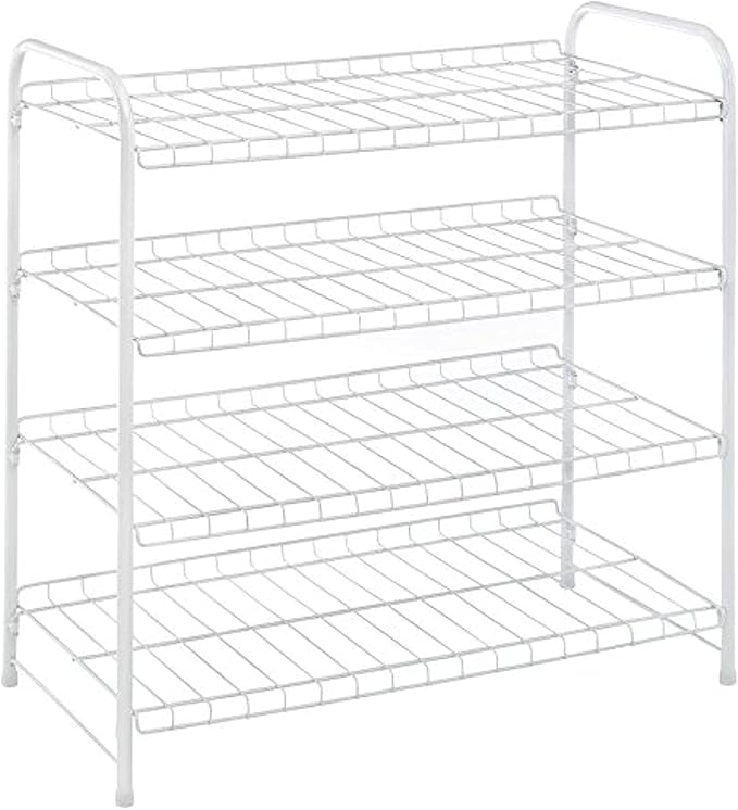 Whitmor Inc. 6023-4139-CB 4 Tier, White, Closet Shelf