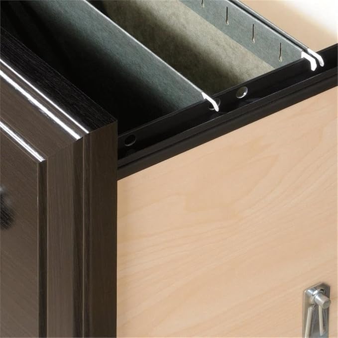 Pemberly Row Engineered Wood 2-Drawer Lateral File Cabinet in Wind Oak
