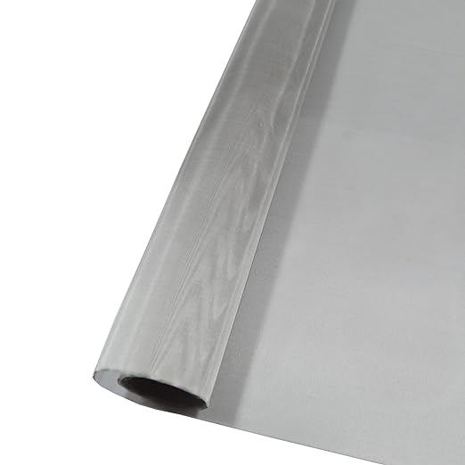 304 Stainless Steel Mesh 200Mesh, 15.7"x47.2" Metal Mesh Screen, Woven Fine