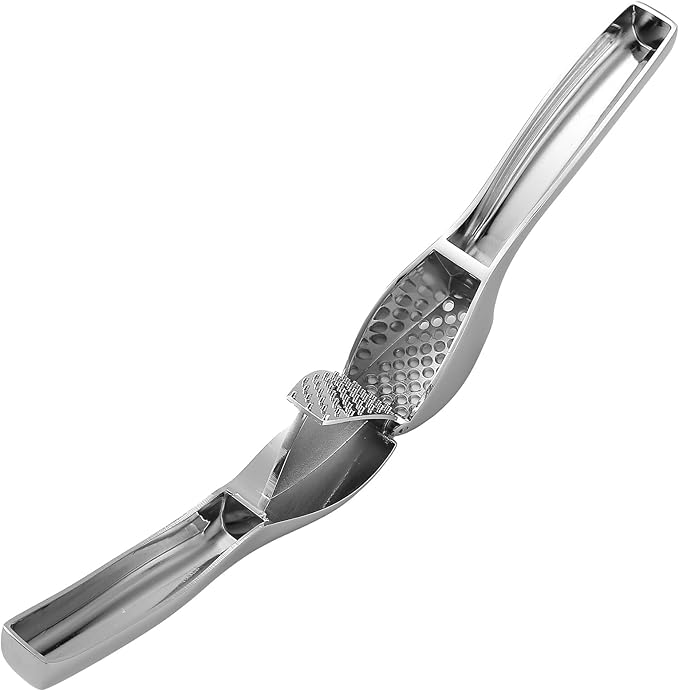 Houlime Garlic Press Crusher - Rust-Proof, Easy to Clean and Queeze