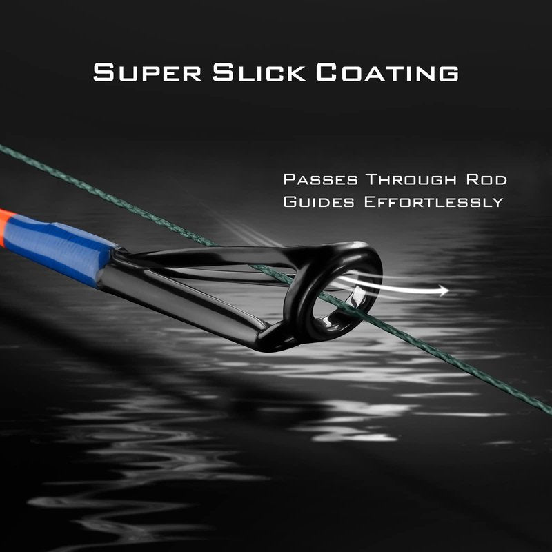KastKing Superpower Braided Fishing Line, Moss Green, 65 LB, 500+47 Yds(8 Strands)