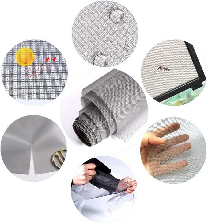High Density dustproof and Pollen Proof net Screen mesh Used to Replace Screen