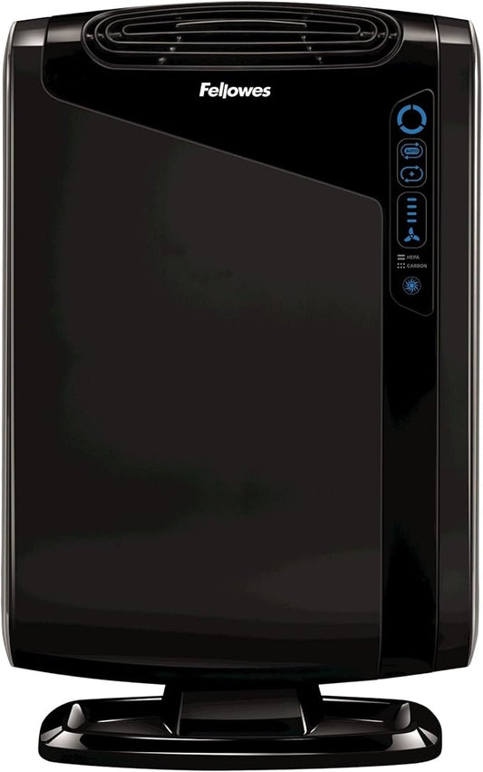Fellowes AeraMax 290 Air Purifier Mold, Odors, Dust, Smoke, Allergens and Germs with True HEPA Filter and 4-Stage Purification, Large Room 300-600 sq. ft., Black