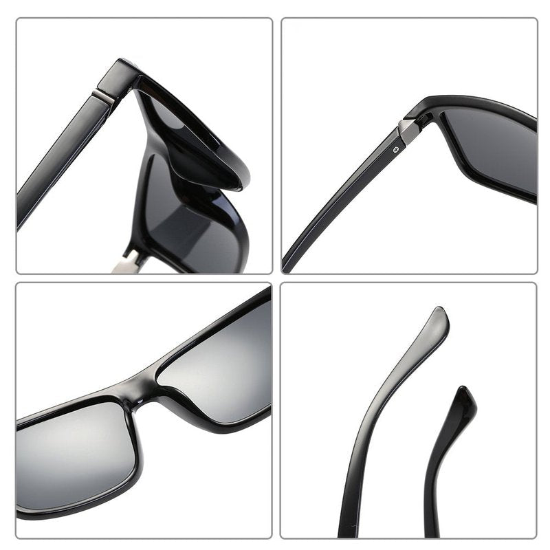 Polarized Sunglasses for Men Driving Mens Sunglasses Rectangular Vintage Sun Glasses for Men/Women Blue