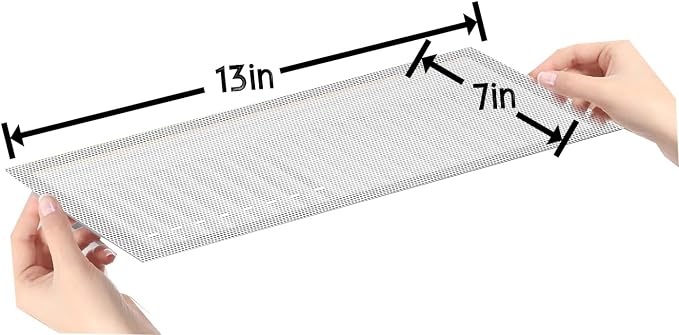 4-Pack White Strong Magnetic Vent Covers 7x13 Inch