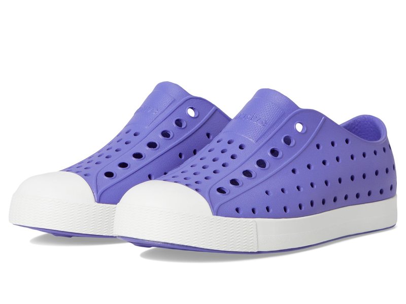 Native Shoes Unisex-Kids Jefferson Sneakers, Punk Purple/Shell White, 10 Toddler
