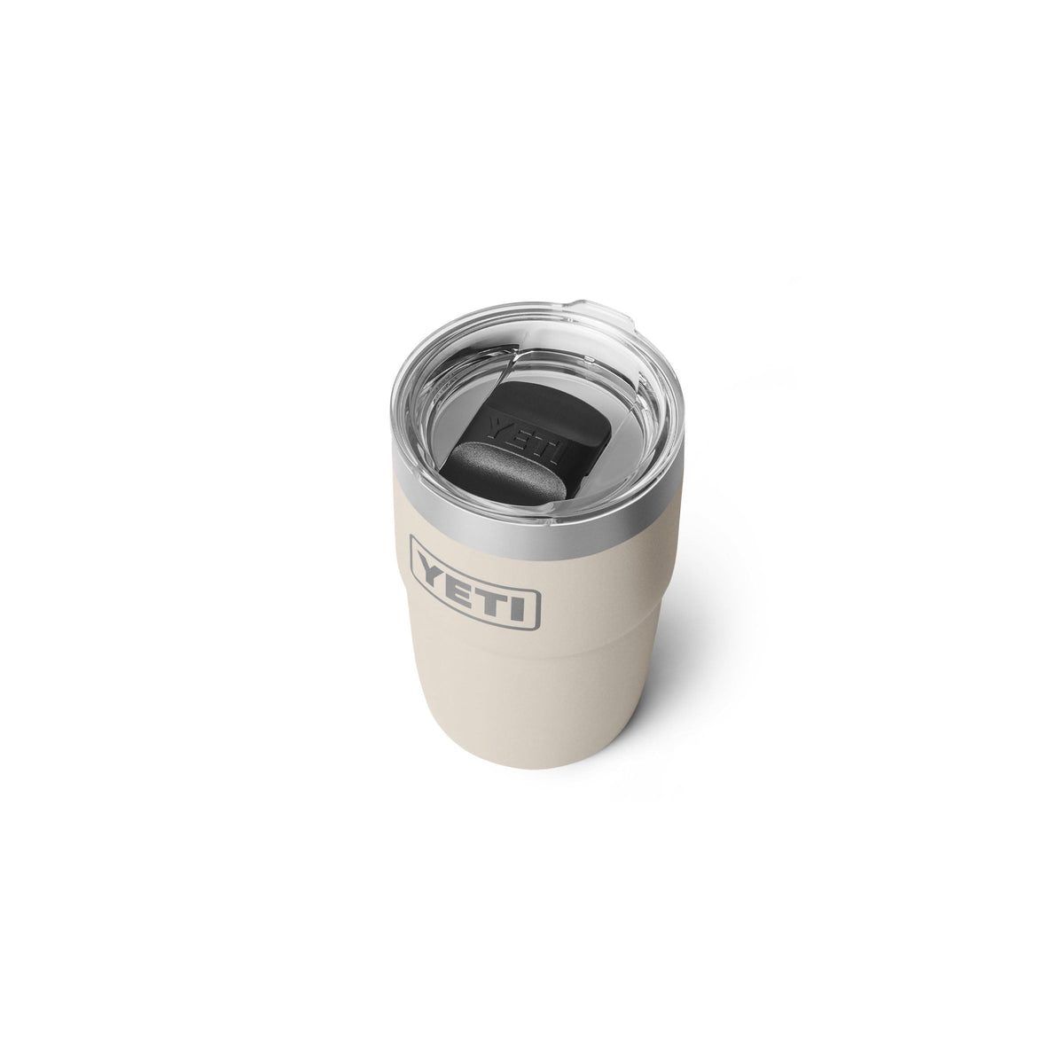 YETI Rambler 8 oz Insulated Coffee Mug with Lid - Stackable Double-Wall Vacuum Insulated Coffee Cup - DuraSip Ceramic Lining - Barista-Friendly Design - Stainless Steel - Dishwasher Safe, Cape Taupe