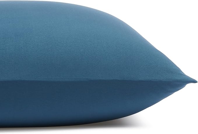 Amazon Basics Lightweight Super Soft Cooling, Wrinkle Free Luxury Microfiber 4-Piece Bed Sheet Set with 14-Inch Deep Pockets, King, Dark Teal, Solid