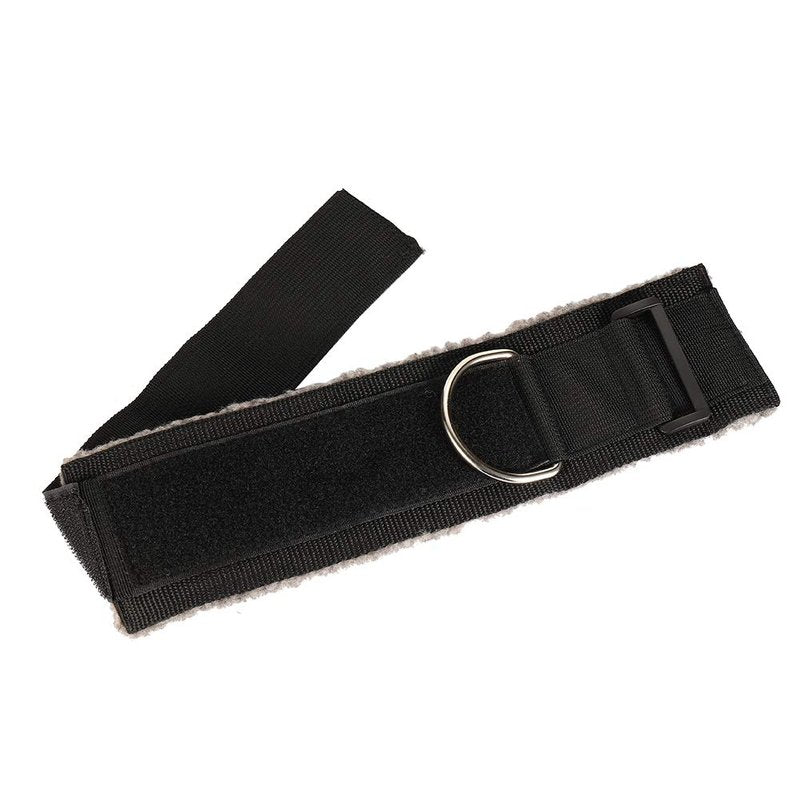 MOOCY Ankle Straps For Cable Machine Kickbacks, Glute Workouts, Lower Body Exercises,Leg Extensions, Hip Abductors,Adjustable Leg Straps with Fleece Lined Padding