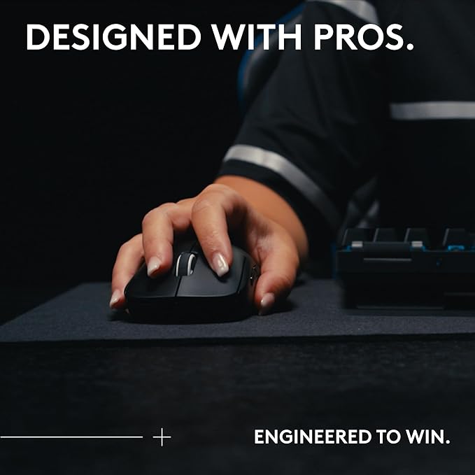 Logitech G PRO X Superlight 2 SE Wireless Gaming Mouse, 60 g pro-Grade Mouse with 5 programmable Buttons, 44K DPI Sensor, 888+ IPS, 1 kHz Report Rate, USB-C Charging for PC/Mac - White