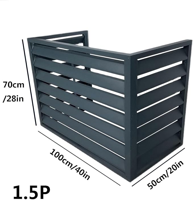 Aluminum Outdoor Condenser Protective Cover, freestanding Enclosure to Cover
