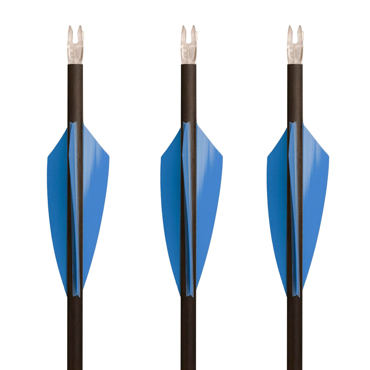 TAC Vanes 2.75" Driver Arrow Vanes | Archery Fletching for Compound & Crossbow | Durable, Lightweight, High Accuracy, Blue 100 Pack