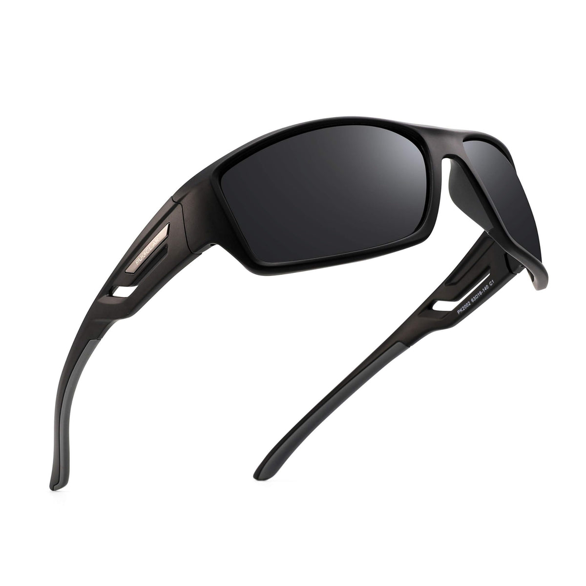 PUKCLAR Sports Polarized Sunglasses for Men Women Driving Sunglasses Cycling Running Fishing Goggles Unbreakable Frame