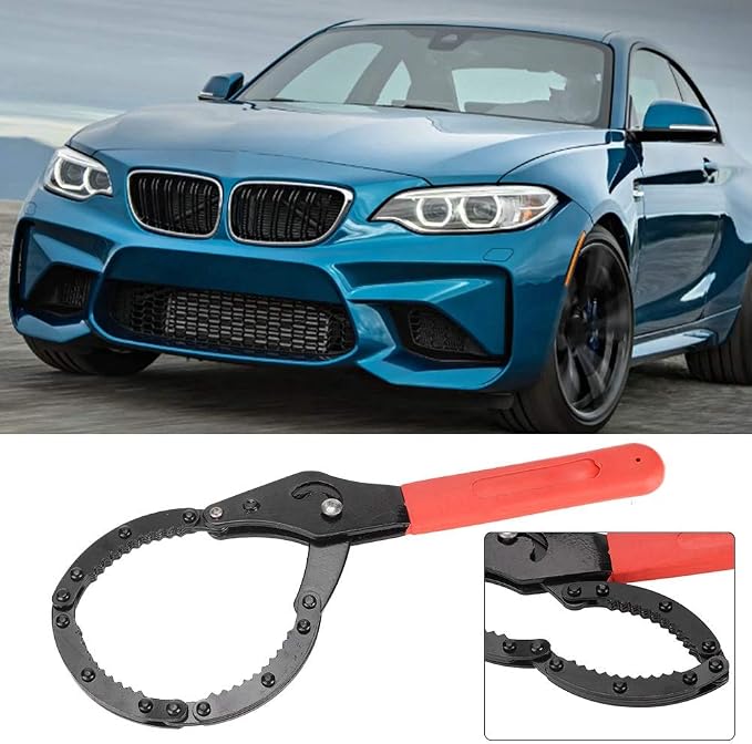 Aramox Oil Filter Wrench, TPR Handle, ABS Material, Stainless Steel