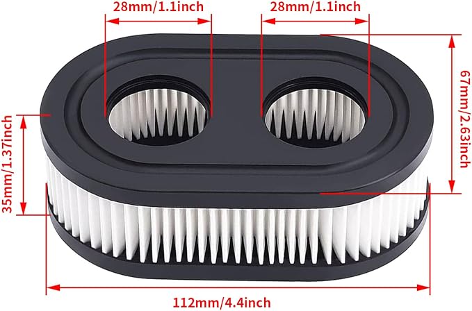 593260 Air Filter with Pre Filter and Spark Plug Fits