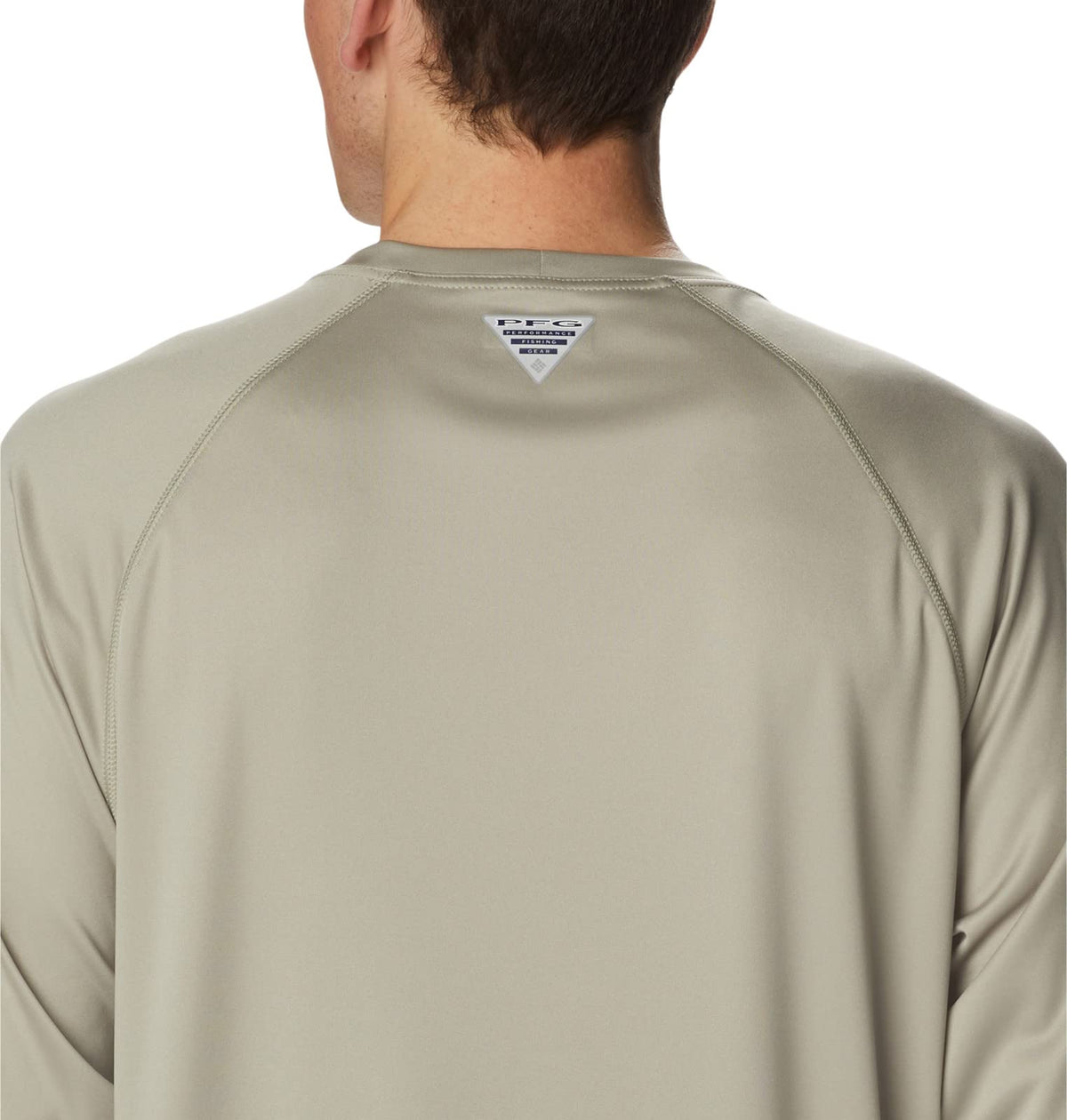 Columbia Men's Terminal Tackle Long Sleeve Fishing Shirt, Safari/Key West Logo, XX-Large