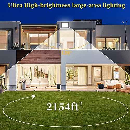 4 Pack 100W LED Flood Lights Outdoor, 10000 LM Super Bright Security Lights, Portable IP66 Waterproof LED Work Light with Plug, 6000K Daylight White Floodlights for Garage Yard Garden Playground