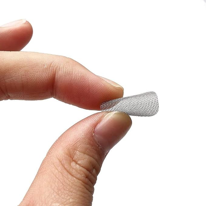 Stainless Steel Metal Pipe Screen Filters 20mm Bowl Screens Gauzes Pipe Screen