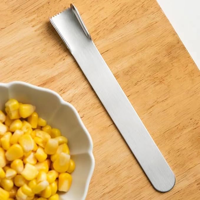 Petunny 3Pcs Corn Peeler Stainless Steel Corn Cob Stripper Tool Corn On The Cob Remover Corn Planer for Home Kitchens Restaurant Chefs