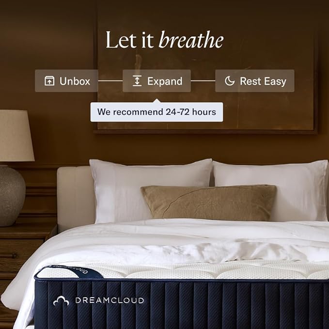 Premier 13" King Mattress - Luxury Hybrid Gel Memory Foam - 365 Night Trial - Fiberglass Free - Forever Warranty - Mattress in a Box - CertiPUR-US Certified