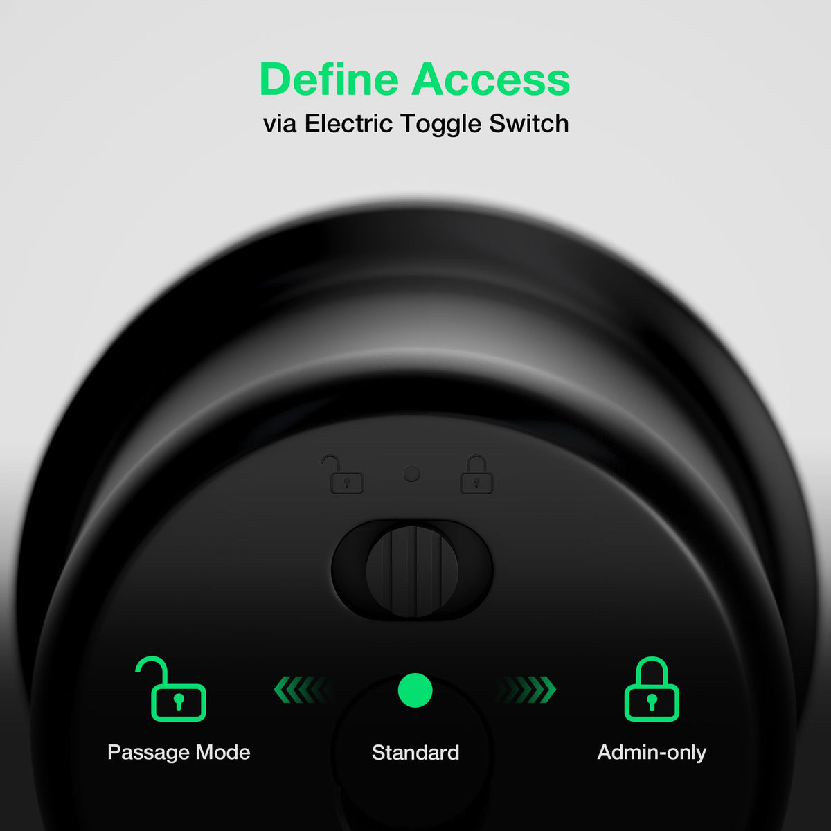 ThorBolt G1 Fingerprint Door Knob Lock with Keypad Biometric Door Knob Auto-Lock 4* AAA Alkaline Batteries Interior Door Lock for Bedroom, Garage, Office, Pantry Door Desert Titanium