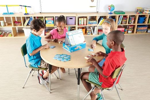 hand2mind Rekenrek Pop-Up Learning Activity Center, Math Games for Kids, Abacus for Kids Math, Math Manipulatives, Montessori Materials for Preschool, Kindergarten Homeschool Supplies