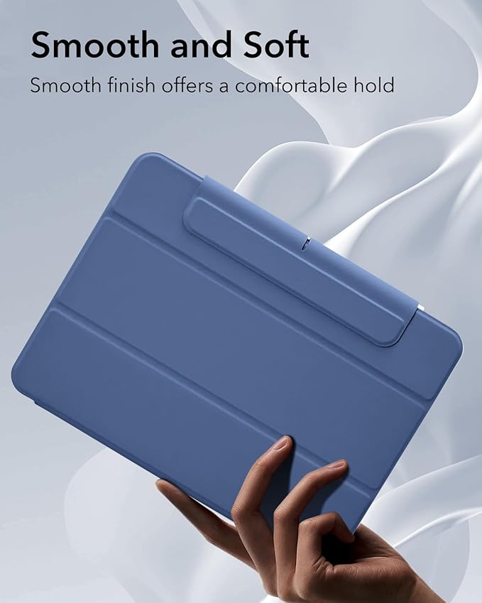 ESR for iPad Pro 13 Inch Case (M5/M4) 2025/2024, Removable Magnetic Cover, Vertical Stand, Fully Supports Pencil Pro and Pencil(USB-C), Rebound 360 Series, Dark Blue