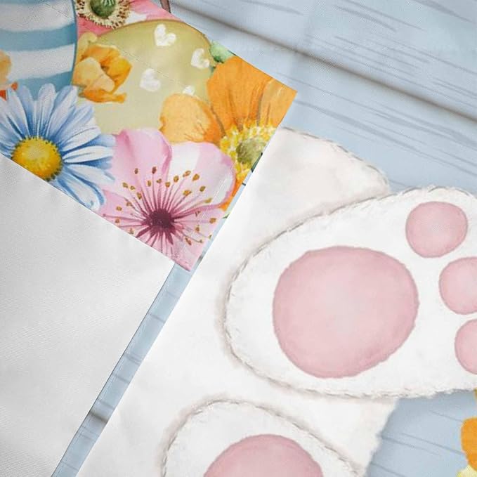Easter Curtain Valances for Windows, Kitchen Valance Window Treatment, Spring
