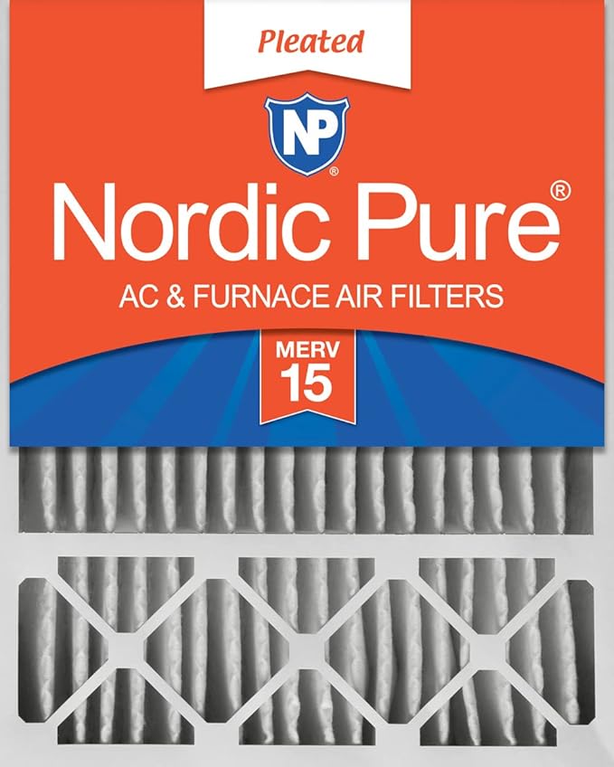 Nordic Pure 20x25x5 Lennox X6673 X6675 Replacement MERV 15 Air Filter 1 Pack