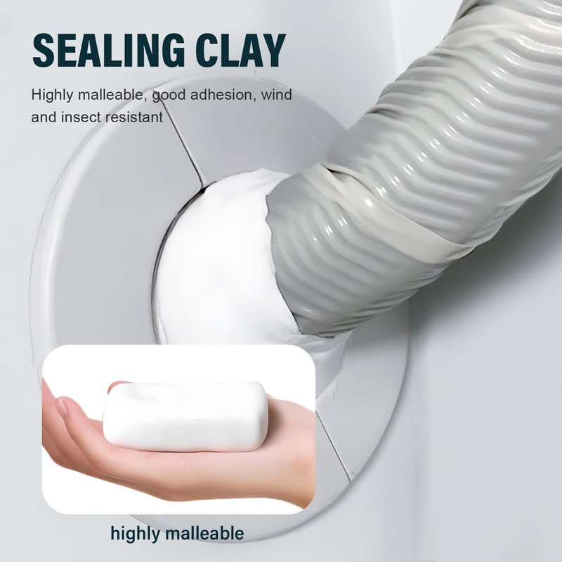2026 Upgraded Repair Sealing Clay, Waterproof Sealant Mastic,Quick Mending Mud for Drain Connection, Wall Hole, Air Conditioning Hole Waterproof Seal Putty (4)