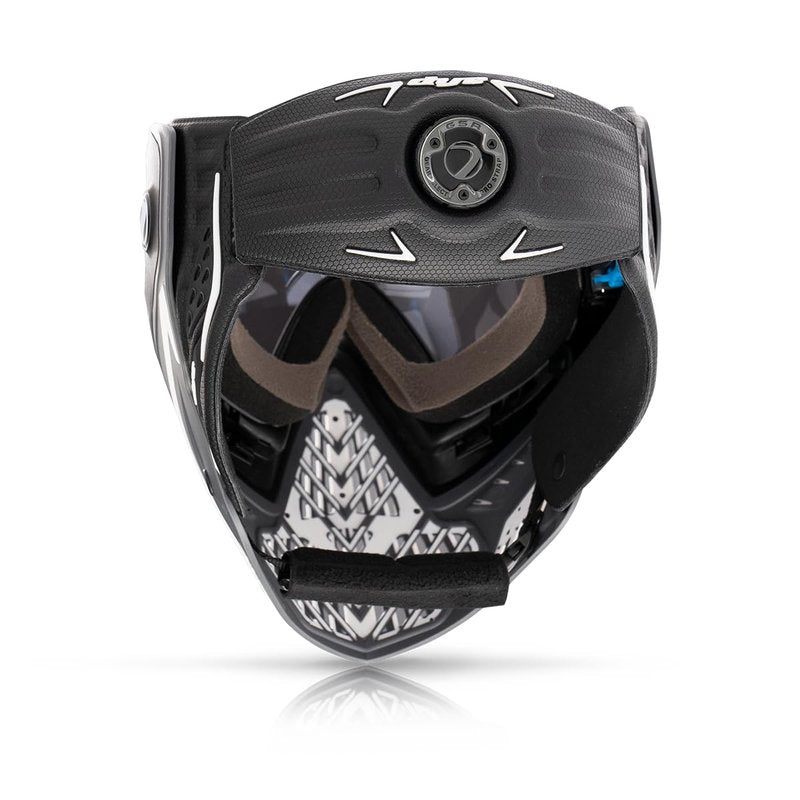 Maddog Dye i5 Thermal Dual-Pane Anti-Fog Lens Paintball Airsoft Mask Goggle System Combo with Microfiber Storage Bag | High Performance Safety Certified Protection - Shades - Grey/White/Black