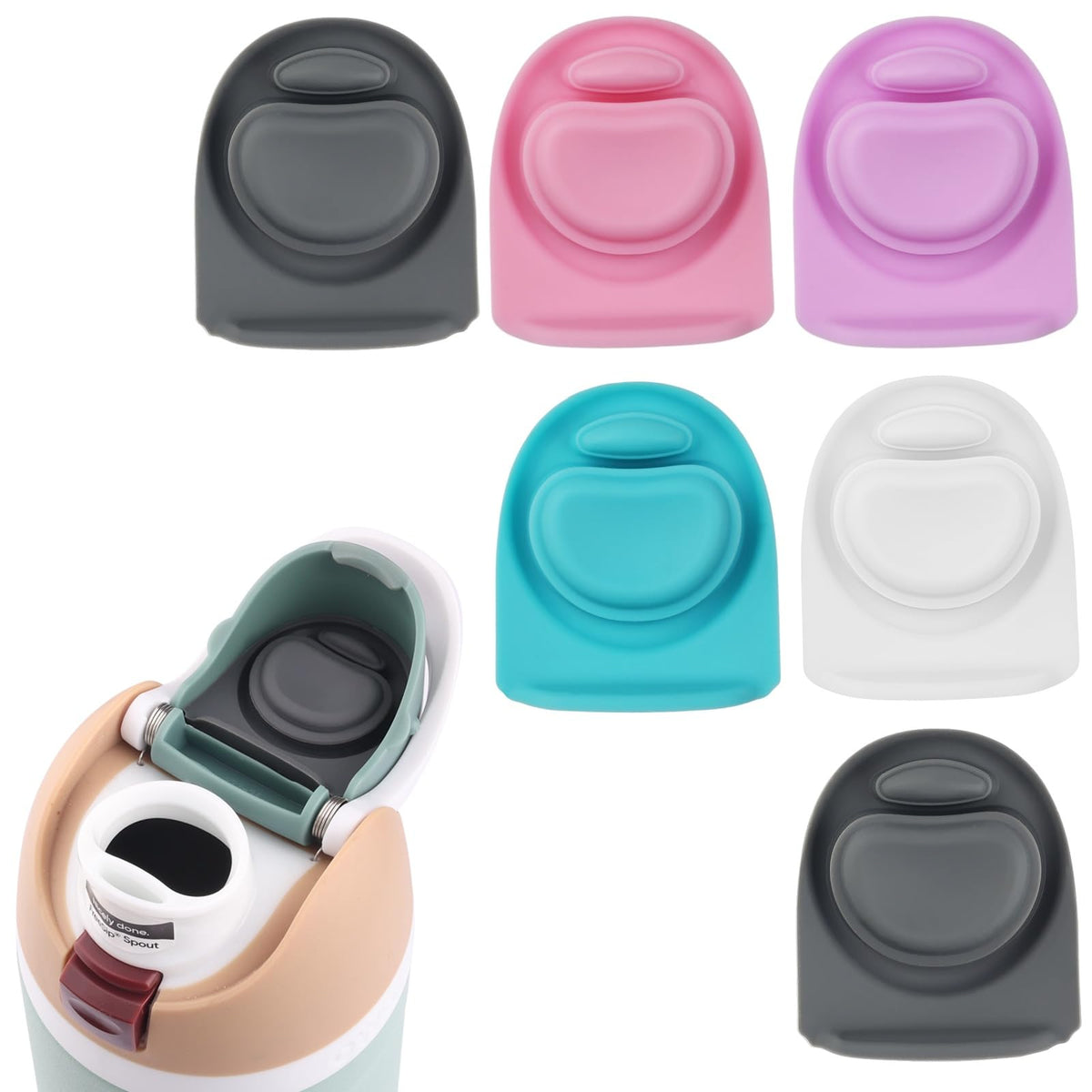 Joshey Rubber Seal Replacement Stopper for Owala FreeSip 24oz & 32oz Lids