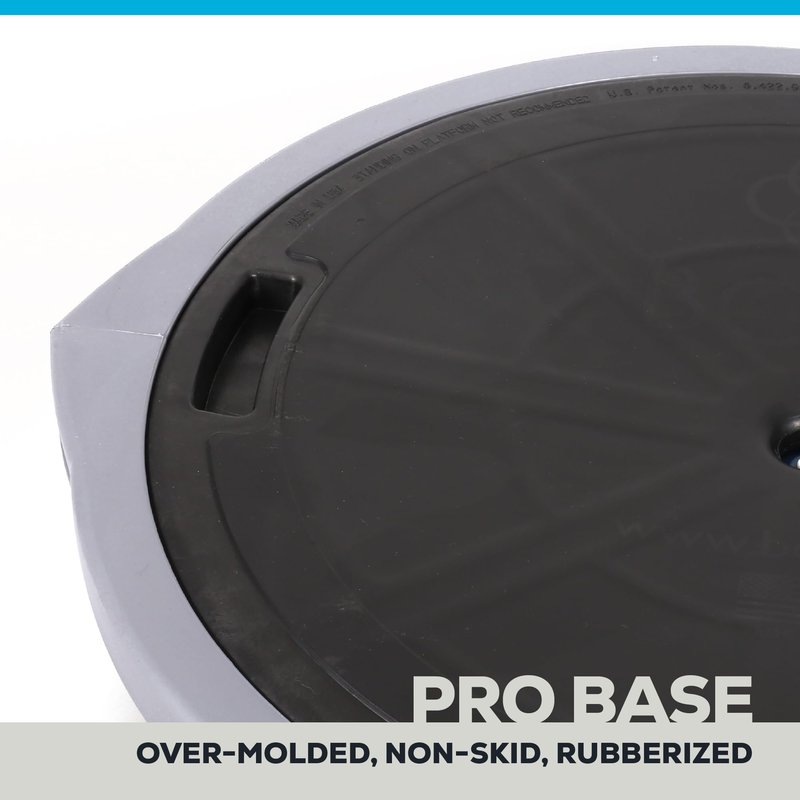 Bosu Pro NexGen 25IN Home Fitness Exercise Gym Balance Trainer with Pump, Blue