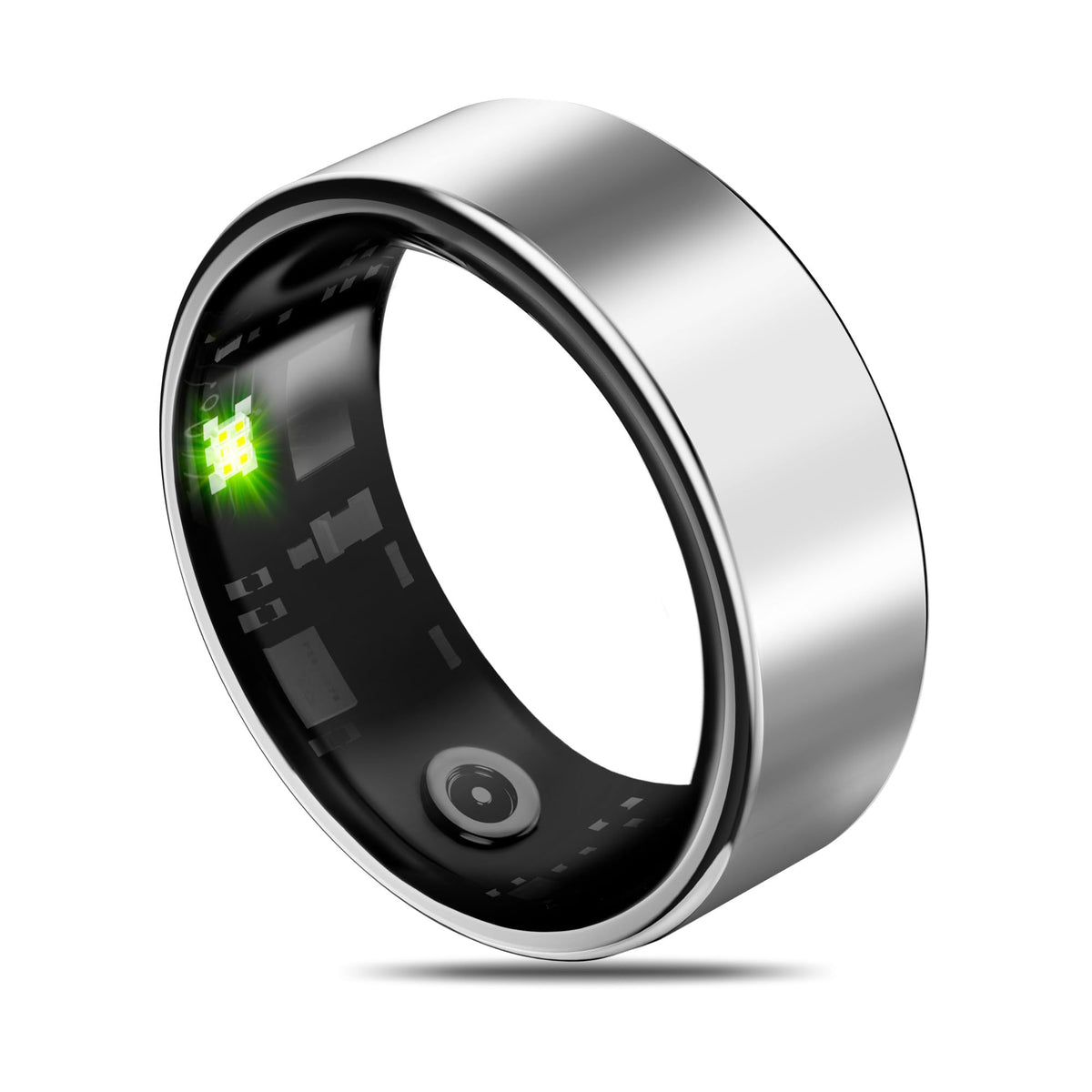 Milavan Smart Health Ring for Women Men Fitness Tracker with Heart Rate, Blood Oxygen, Blood Pressure, Sleep Monitoring, Step Counting, Light Gray 8