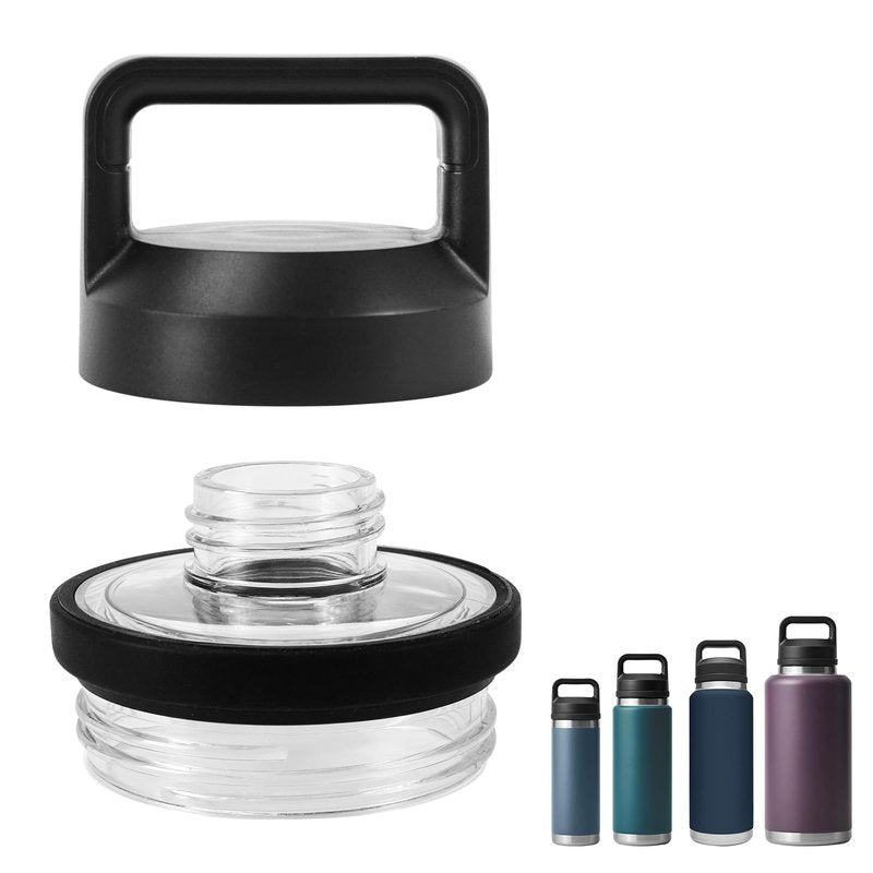 UXIETIN Screw Top Lid Replacement Compatible with Rambler Yeti, Screw Top Chug Cap Compatible with All Yeti Rambler 18/26/36/46/64 OZ,1PC