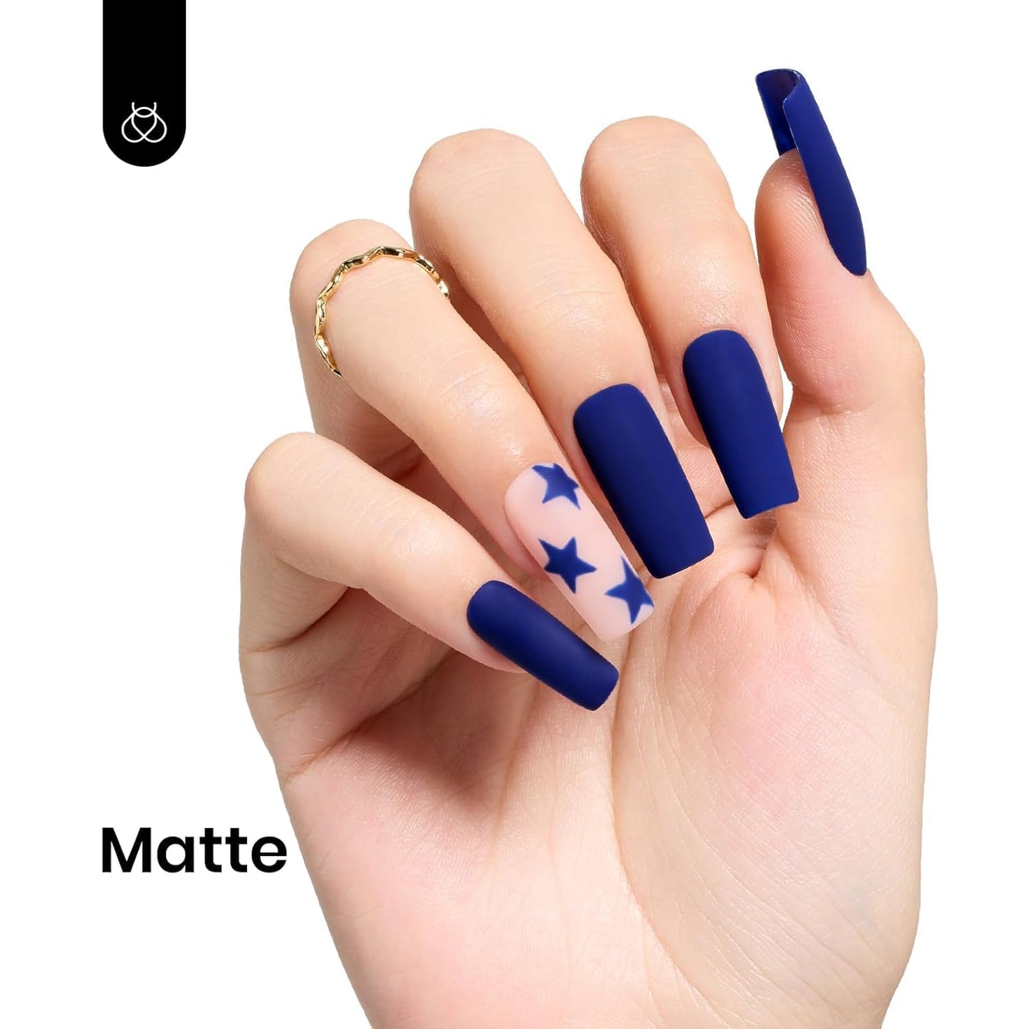 Beetles Navy Blue Gel Nail Polish, 15ml Midnight Ocean Dark Blue Soak Off Uv LED Nail Lamp Gel Nail Polish Manicure Salon and DIY at Home